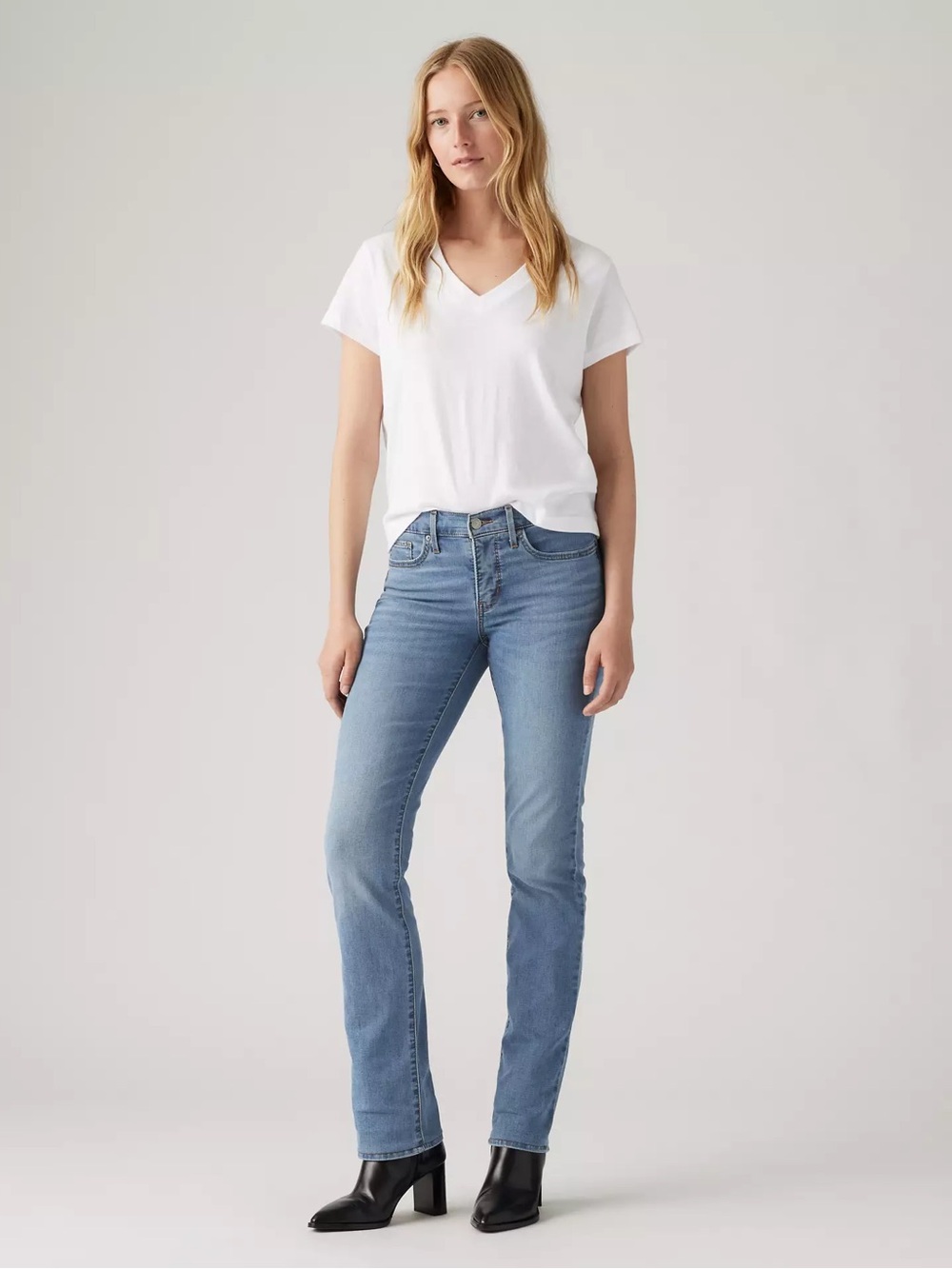 LEVI’S  SHAPING STRAIGHT PERFORMANCE COOL JEANS